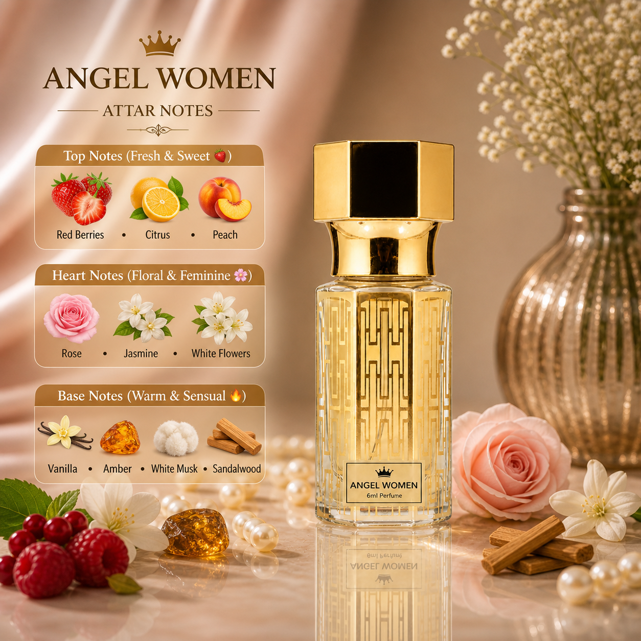 Angel Women Roll On Attar