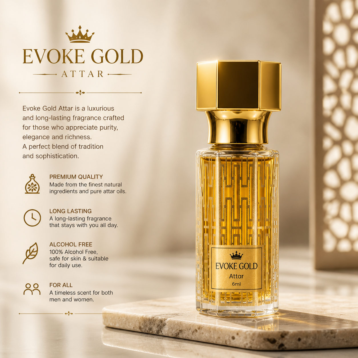 Evoke Gold Attar Roll-on